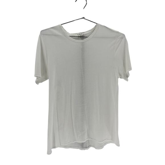 Rag & Bone 'Micheal' White Rayon Tee Size S / P - Picture 2 of 4